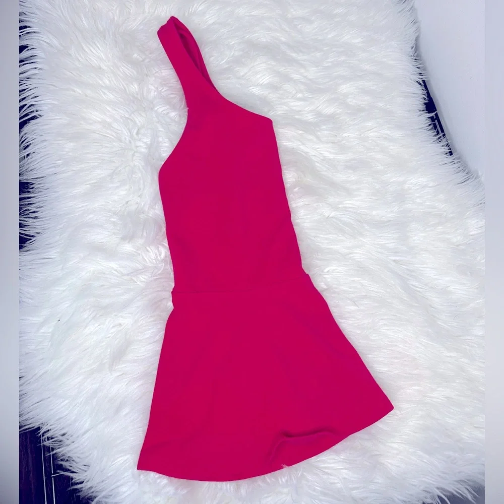 Express Fuchsia Pink Peplum Tank - Picture 5 of 8